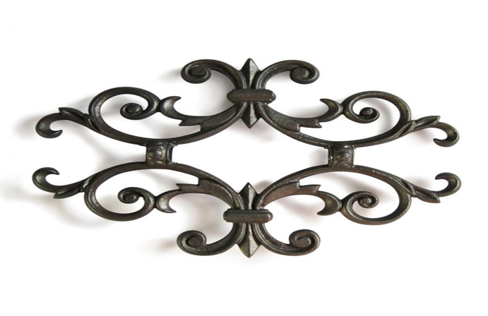 Decorative ornamental wrought  gate accessories