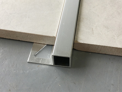 Square Edge Aluminum Tile Trim